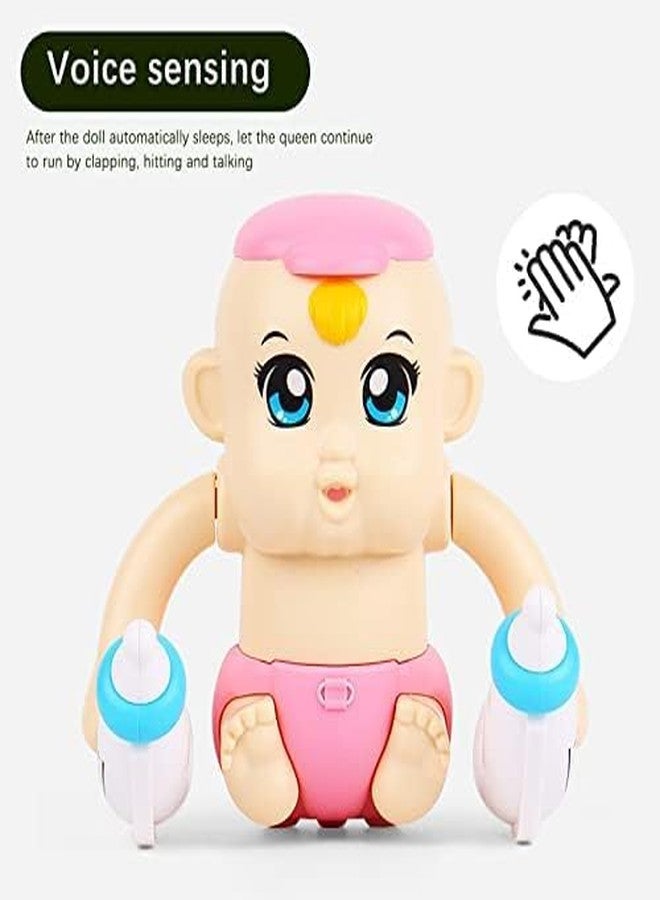 Manos Creativity Baby Toy Light & Sound Moving Hand Bottle Toy | Musical Moving Toy for Baby | Crawling Toys | Musical Toy for Kid | Sound Toys | Baby Activity Toy for Kids - Image 4